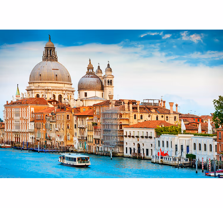 Grand canal and basilica santa maria wall mural - TenStickers