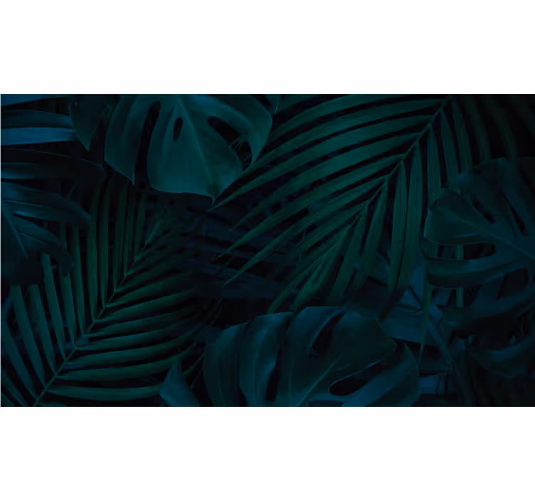 Forest leaves and plants Wall Mural - TenStickers