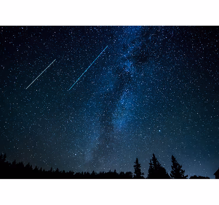 Space mural astral twilight horizon - TenStickers