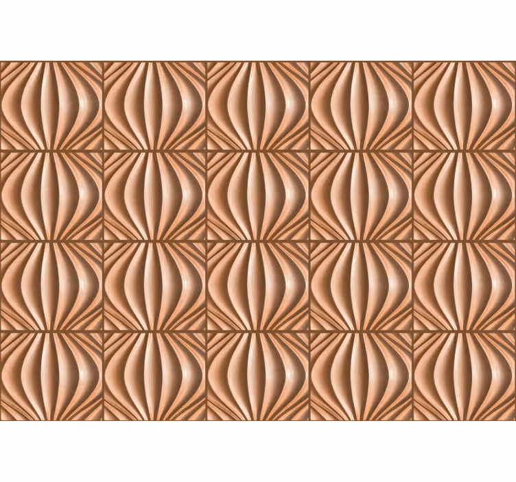 Texture wall mural textured wave design - TenStickers