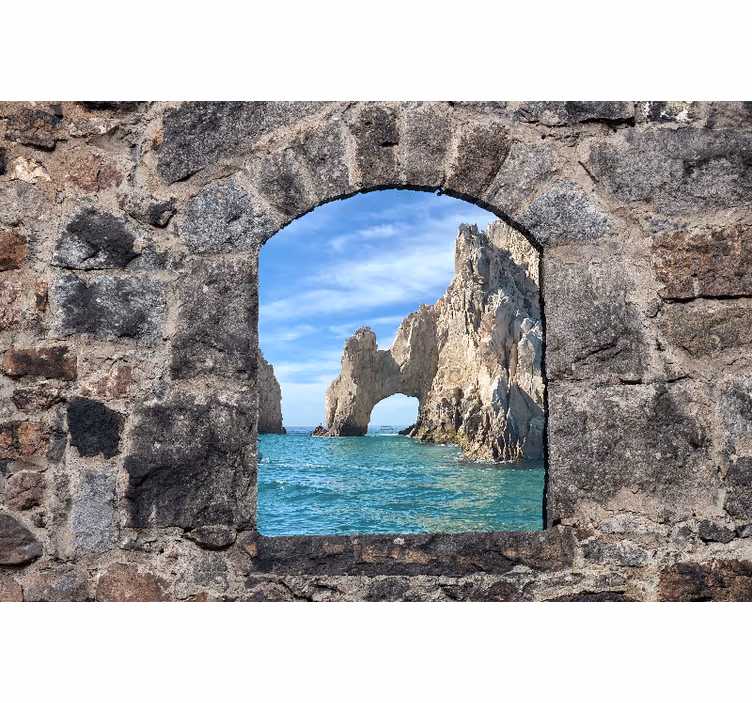 Rocky Arch View sea mural - TenStickers