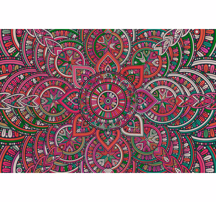 Boho mandala art wall murals - TenStickers