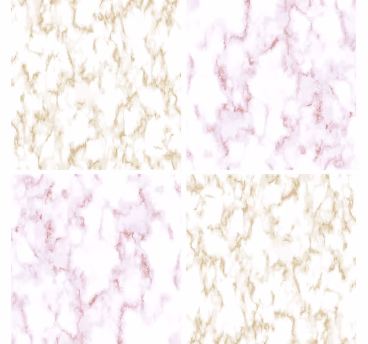 Coasters with marble pattern design - TenStickers