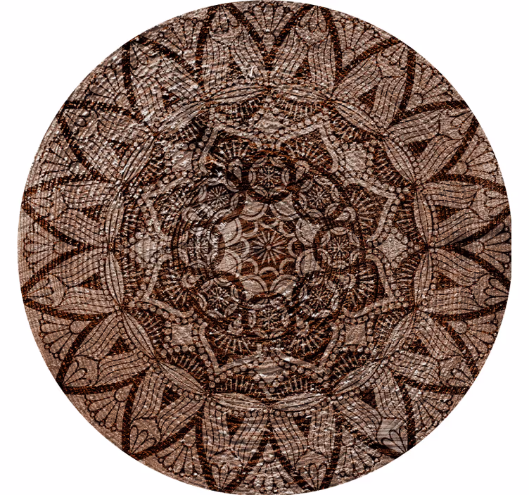 Coasters with intricate lace design - TenStickers