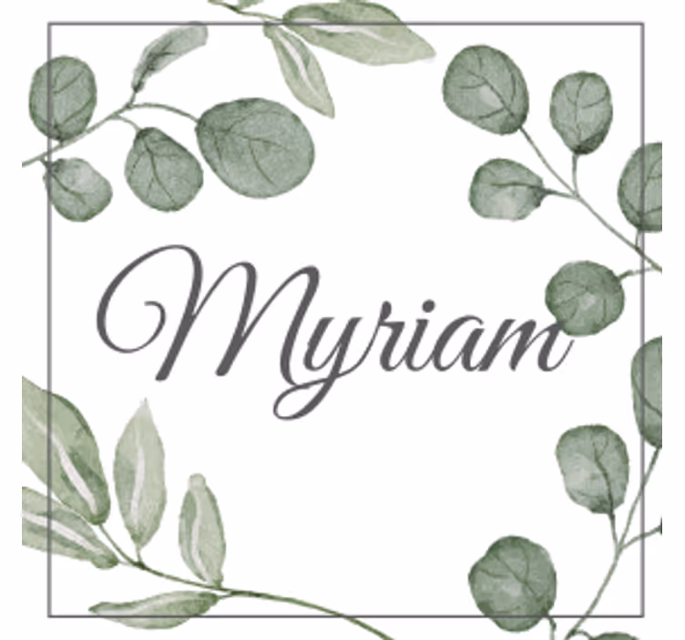 Personalisable coasters elegant leaf design - TenStickers