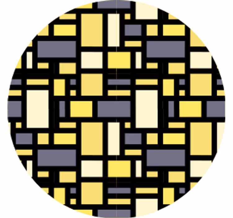 Retro pantone vintage coaster - TenStickers