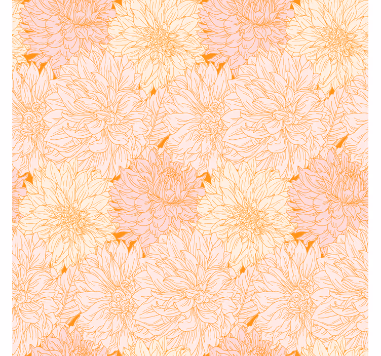 Floral motif arrangement coasters - TenStickers