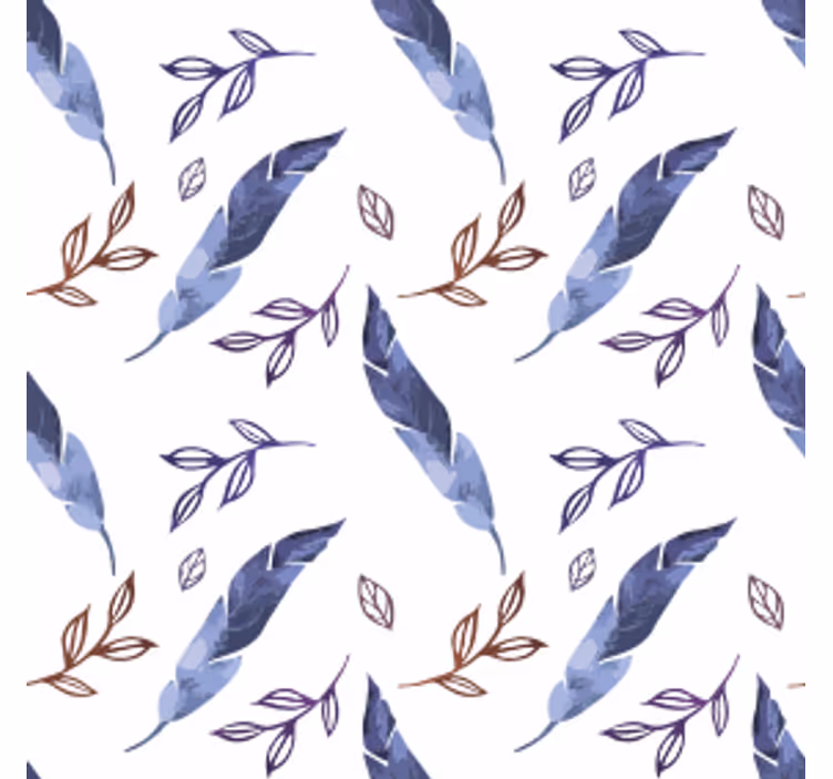 Foliage watercolor patterns coasters - TenStickers
