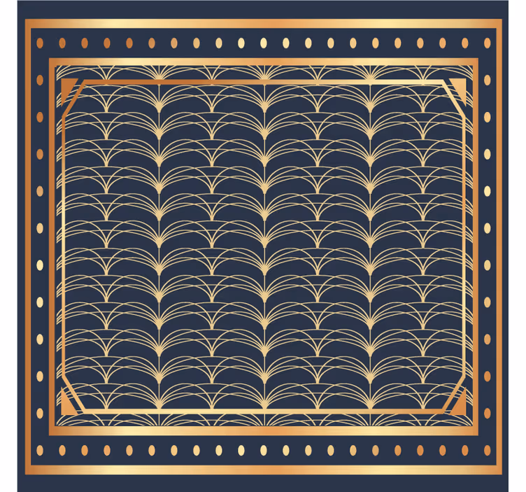 Elegant geometric pattern coasters - TenStickers