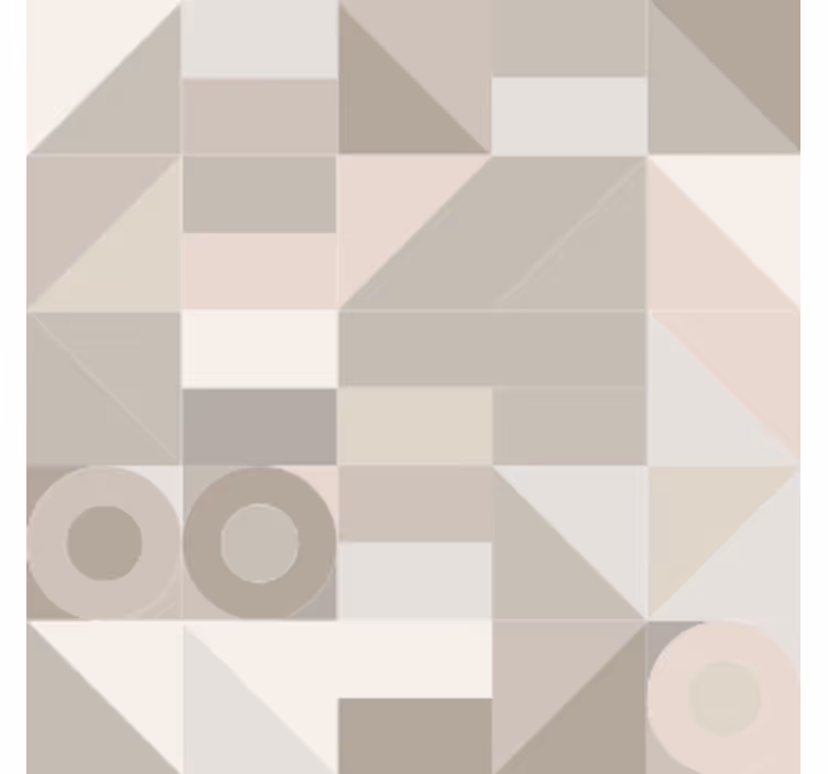 Coasters in geometric neutral patterns - TenStickers