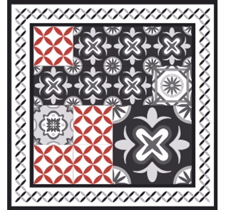 Coasters geometric patterns collage - TenStickers