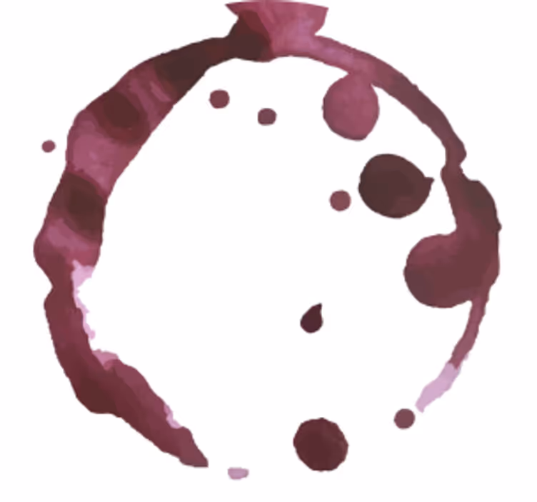 Wine stains more coasters - TenStickers