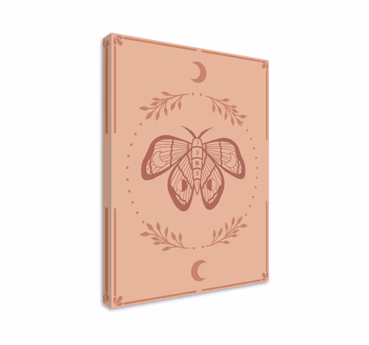 Butterfly canvas bohemian butterfly art - TenStickers