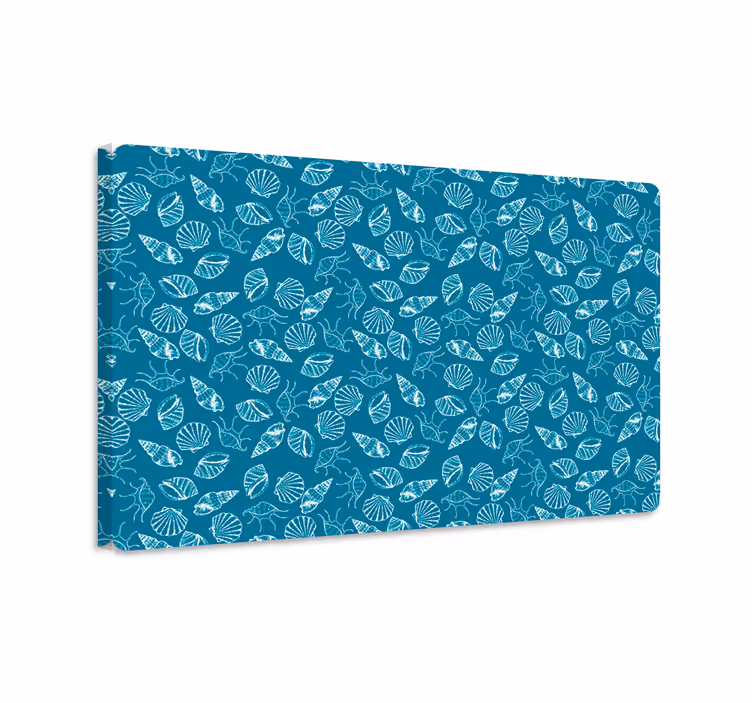 Fish canvas seashell animals laptop - TenStickers