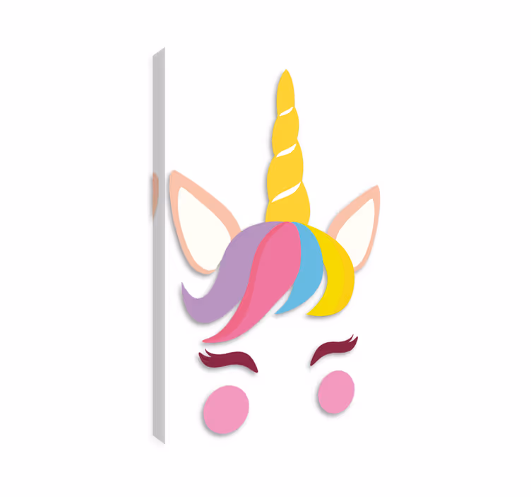 Unicorn pictures framed set unicornio (iphone) - TenStickers