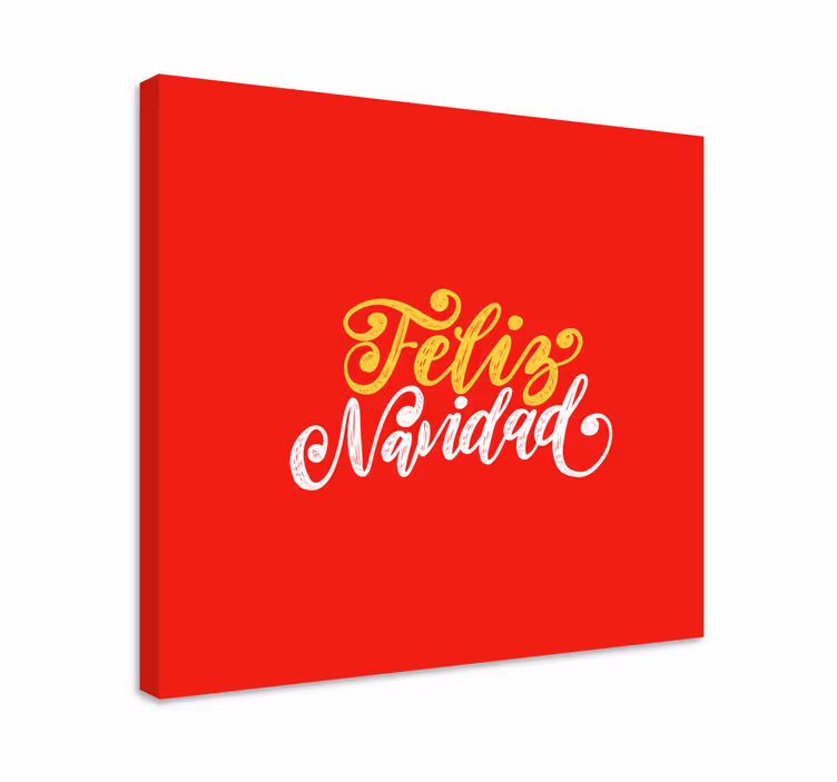 Quote canvas merry christmas - TenStickers