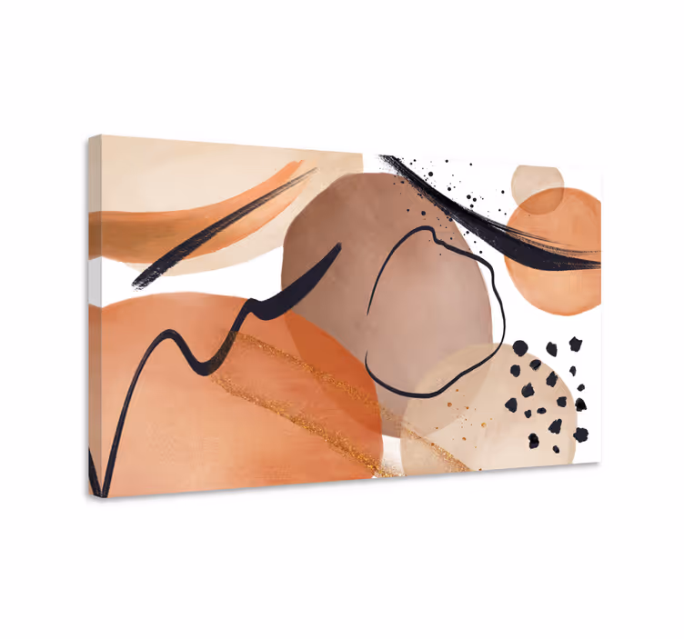 Splash canvas art  colourful prints - TenStickers