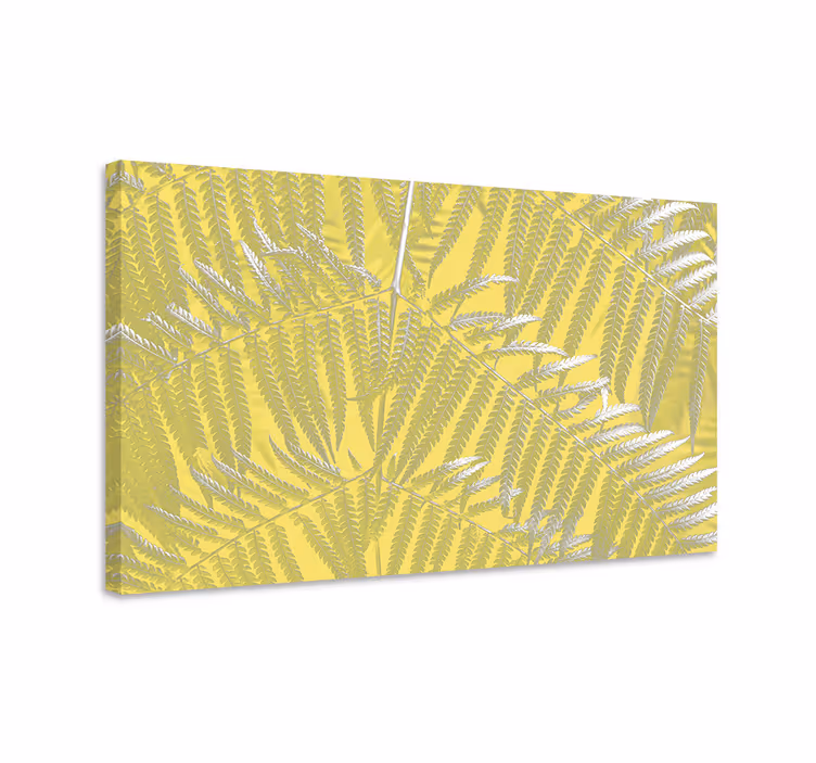 Pantone leaves Plant canvas prints - TenStickers