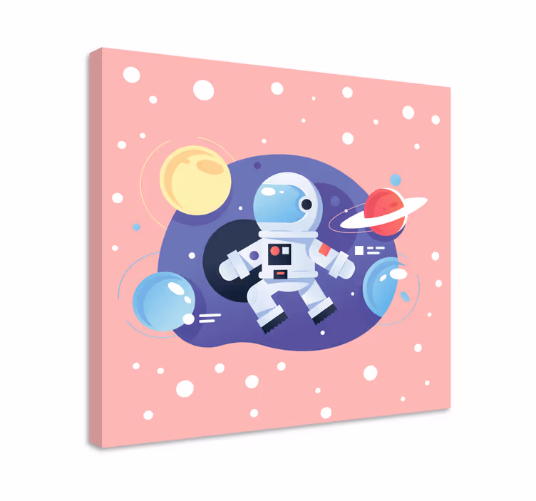 SPACE ADVENTURE EXPLORER gamer wall print - TenStickers