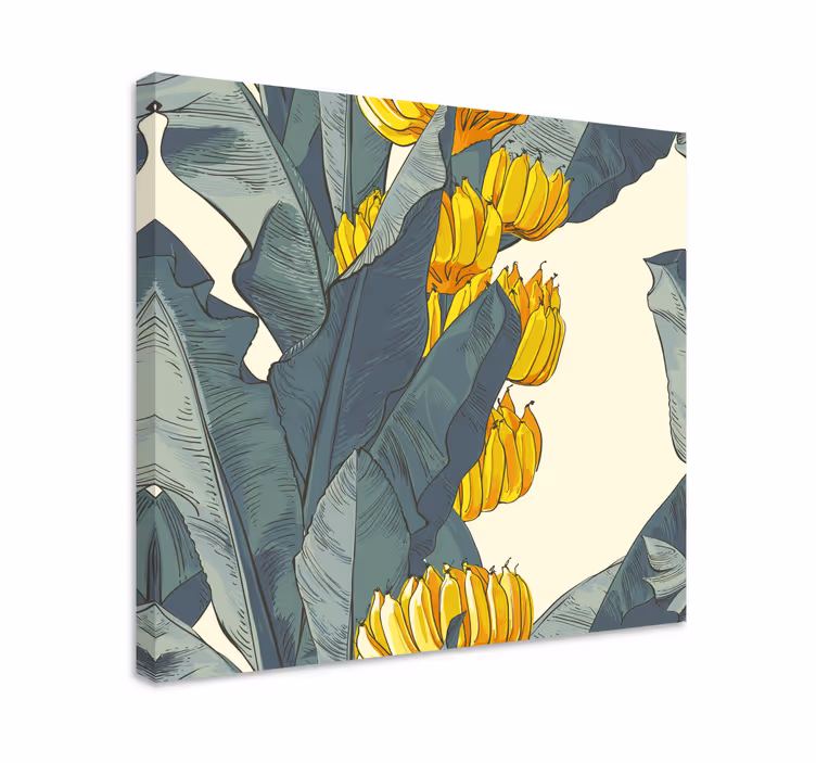 Flowers canvas tropical flower arrangement - TenStickers