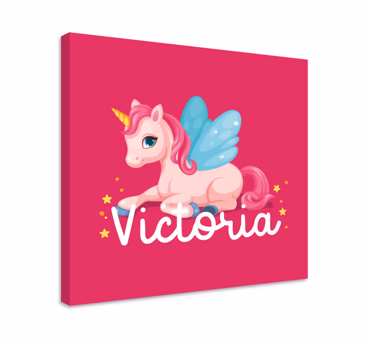 Unicorn pictures framed cute fantasy creature art - TenStickers
