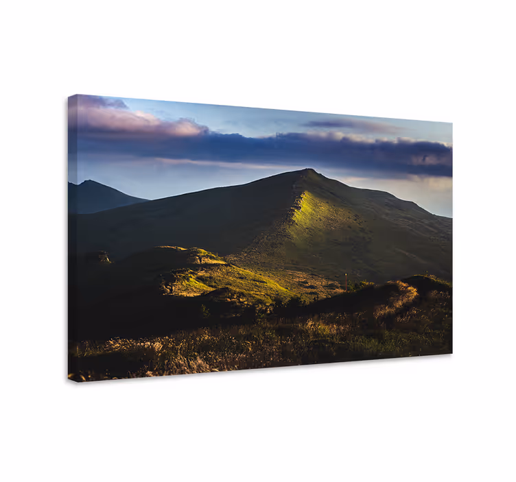 Bieszczady mountains early morning view canvas - TenStickers