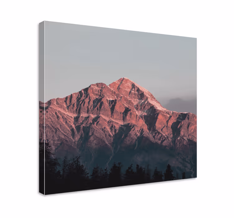 Landscape canvas of majestic mountain peaks - TenStickers