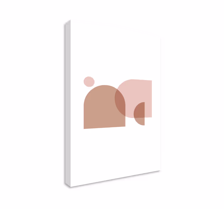 Geometric boho style Canvas for master bedroom - TenStickers