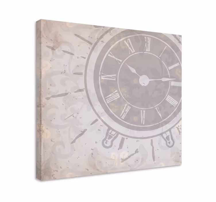 Elegant Clock Design abstract wall art  1 - TenStickers
