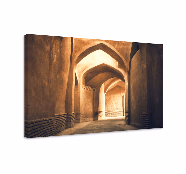 ARCHITECTURAL FOCUS oriental canvas wall art - TenStickers