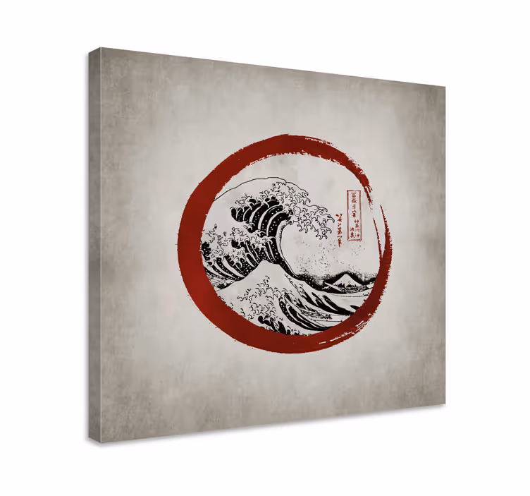 The great wave of Kanagawa canvas art prints - TenStickers