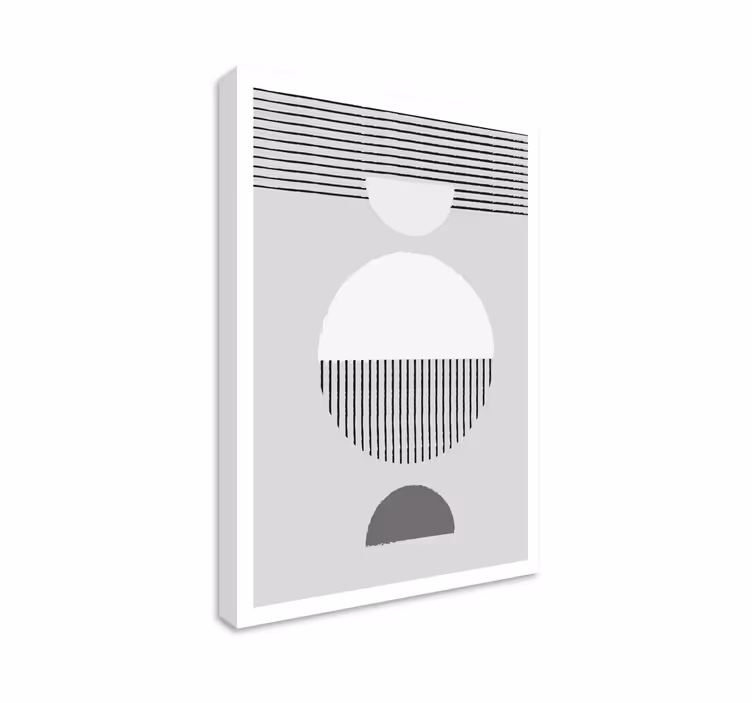 estilo nórdico dining room canvas art - TenStickers