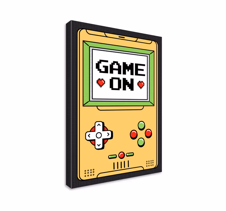 game on console gamer wall print - TenStickers