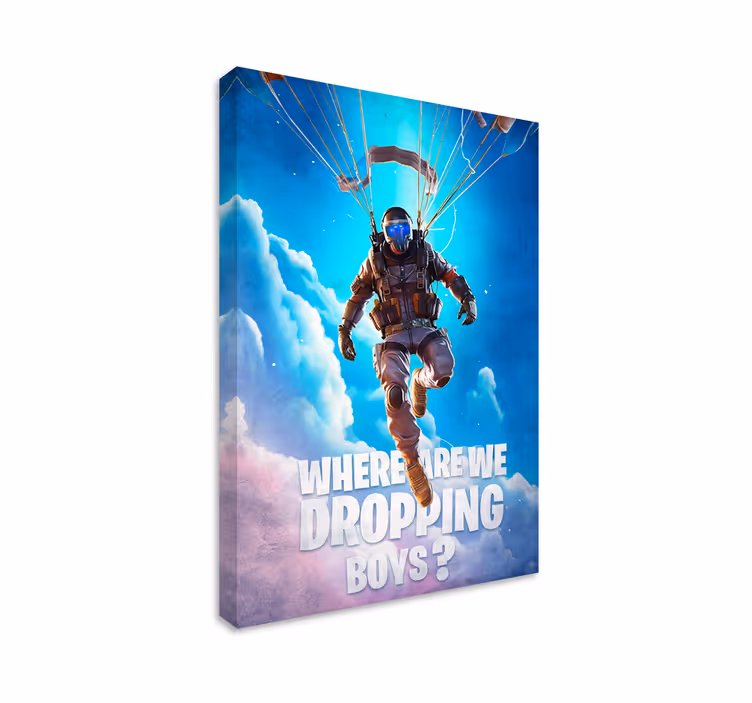 where are we dropping gamer wall print - TenStickers