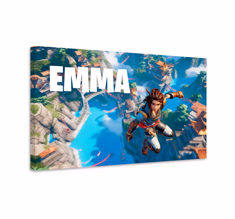 jump into the void gamer wall print - TenStickers