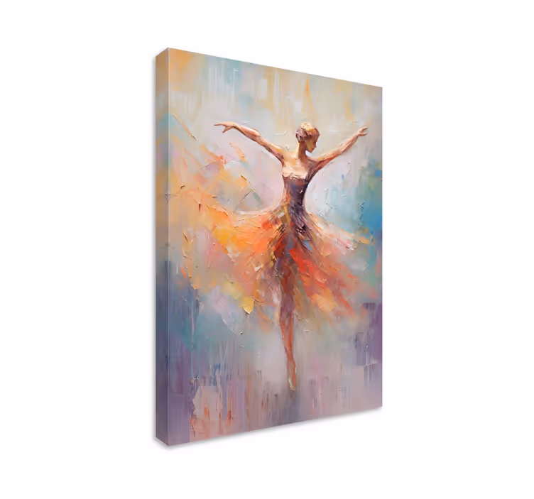 ballet dancer canvas art - TenStickers