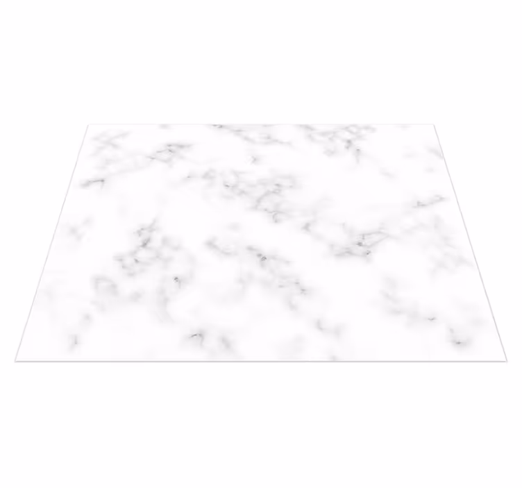Kitchen vinyl rug in simple marble design - TenStickers