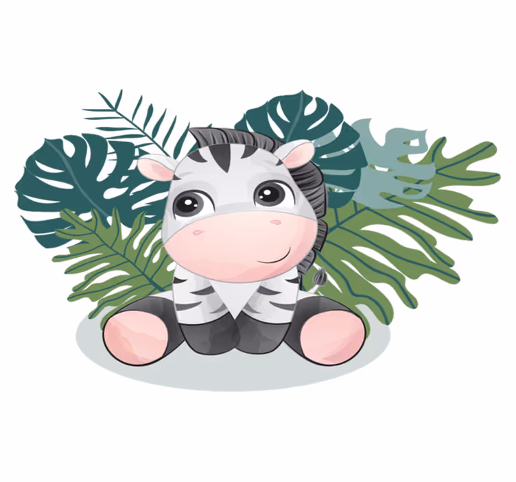 Wild africa zebra animal vinyl rug - TenStickers