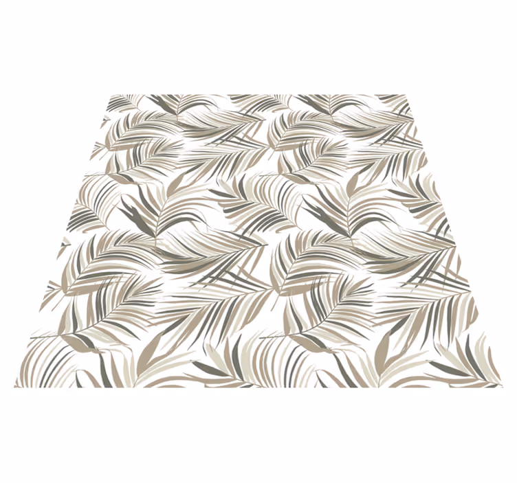 Lush mysterious nature flower vinyl rug - TenStickers