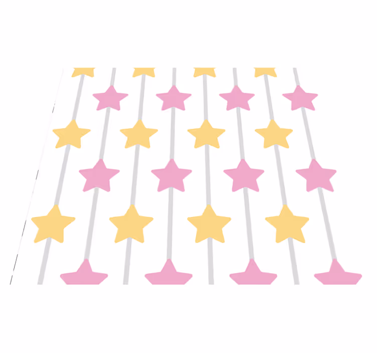 Star vinyl rug with amazing softness - TenStickers