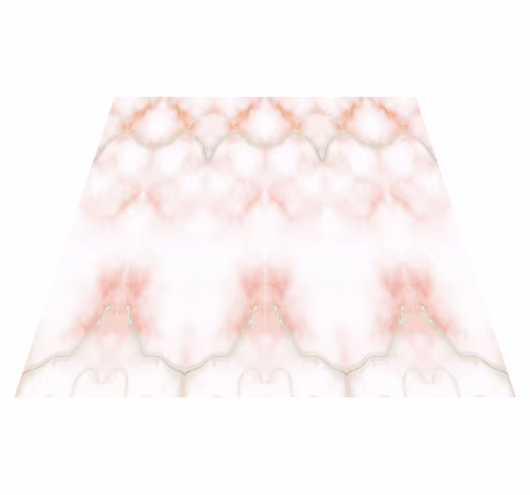 Bathroom vinyl rug in pink marble with yellow streaks - TenStickers