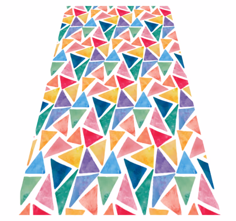 Kitchen vinyl rug geometric cabinet vinyl - TenStickers