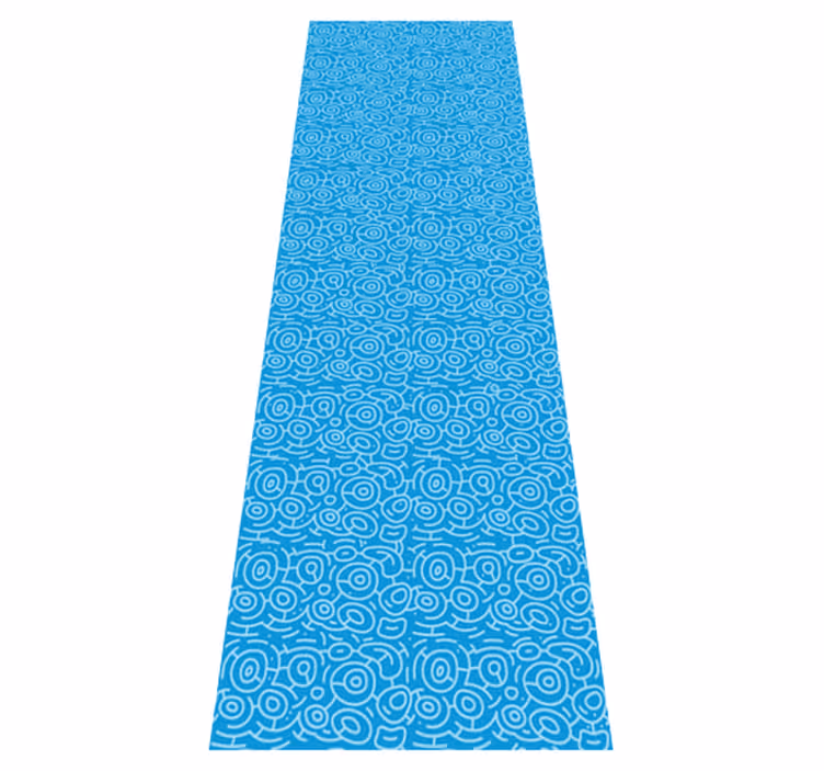 Office vinyl rug with abstract stains design - TenStickers
