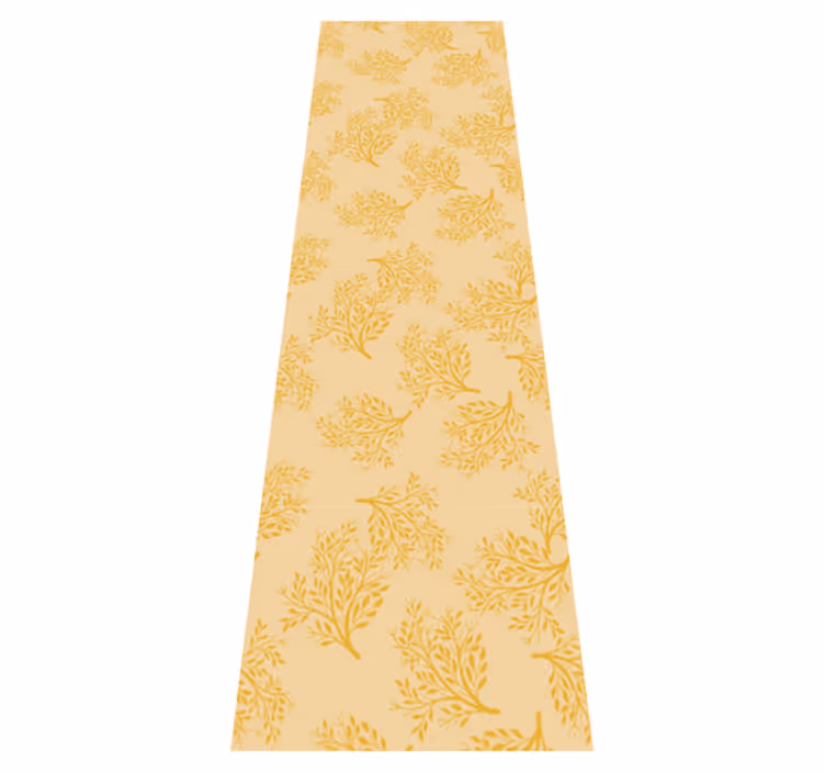 Bedroom vinyl rug nordic orange trees design - TenStickers