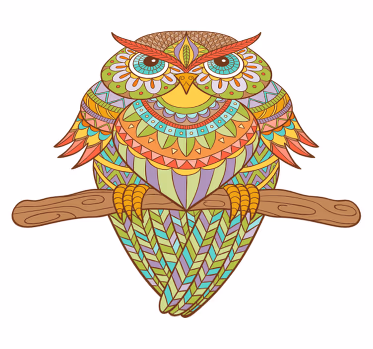 Ave huichol bedroom vinyl rug - TenStickers