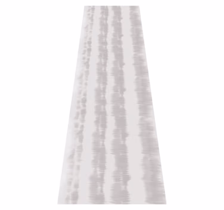 Nordic vinyl rug light gray japandi lines design - TenStickers