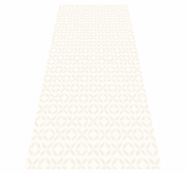 Nordic vinyl rug in scandinavian grey and white pattern - TenStickers