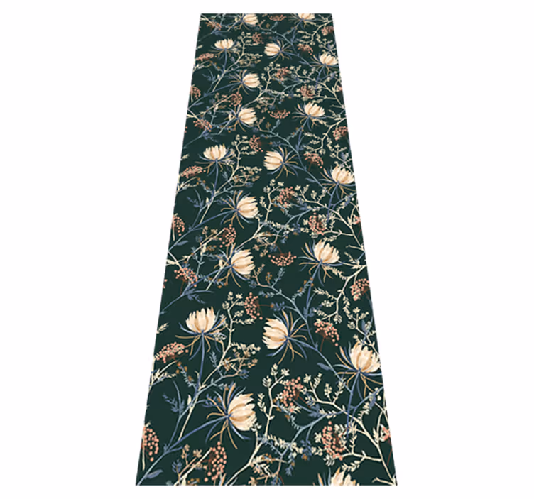 Nature vinyl rug restore emerald style - TenStickers