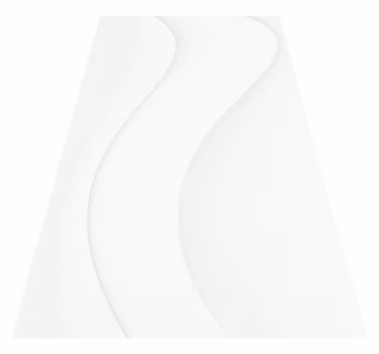 Modern vinyl rug with white contemporary shapes - TenStickers