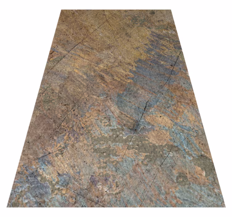 Textured vinyl rug with concrete effect industrial decor - TenStickers
